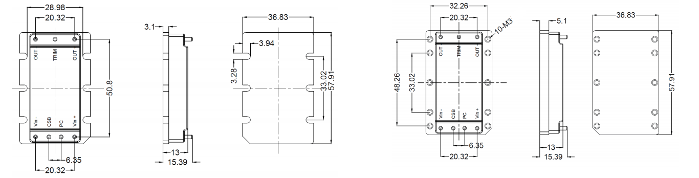 Quarter-Brick Series 400V