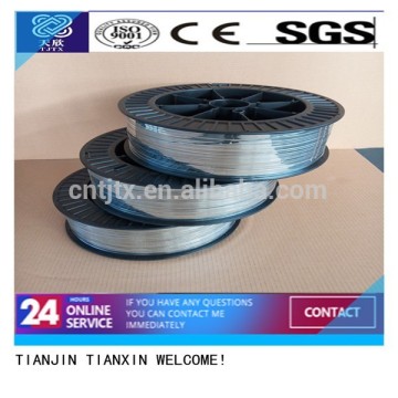 Galvanized or coppered flat wire