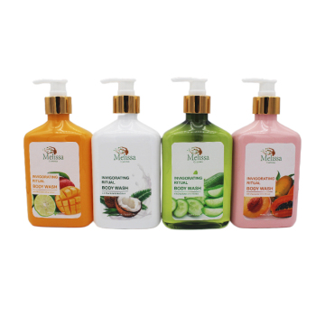 Organic Milk Scented Kids Body Wash - BW03 OEM Private Label 380ml Papaya Whitening Body Care