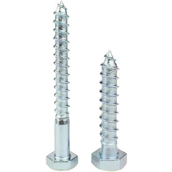 Zinc Plated Hex Head Coach Screws