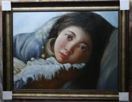 hand painted portrait oil painting