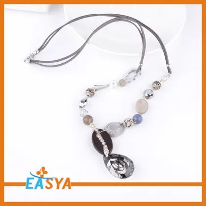 Glass Beads Famous Brand Low Moq Necklace
