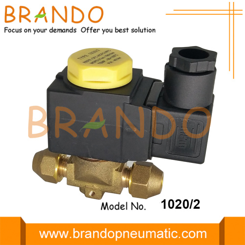 CASTEL Type 1020/2 SAE Flare Refrigeration Solenoid Valve