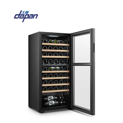 Dual Zone Free Standing Wine Cooler Refrigerator