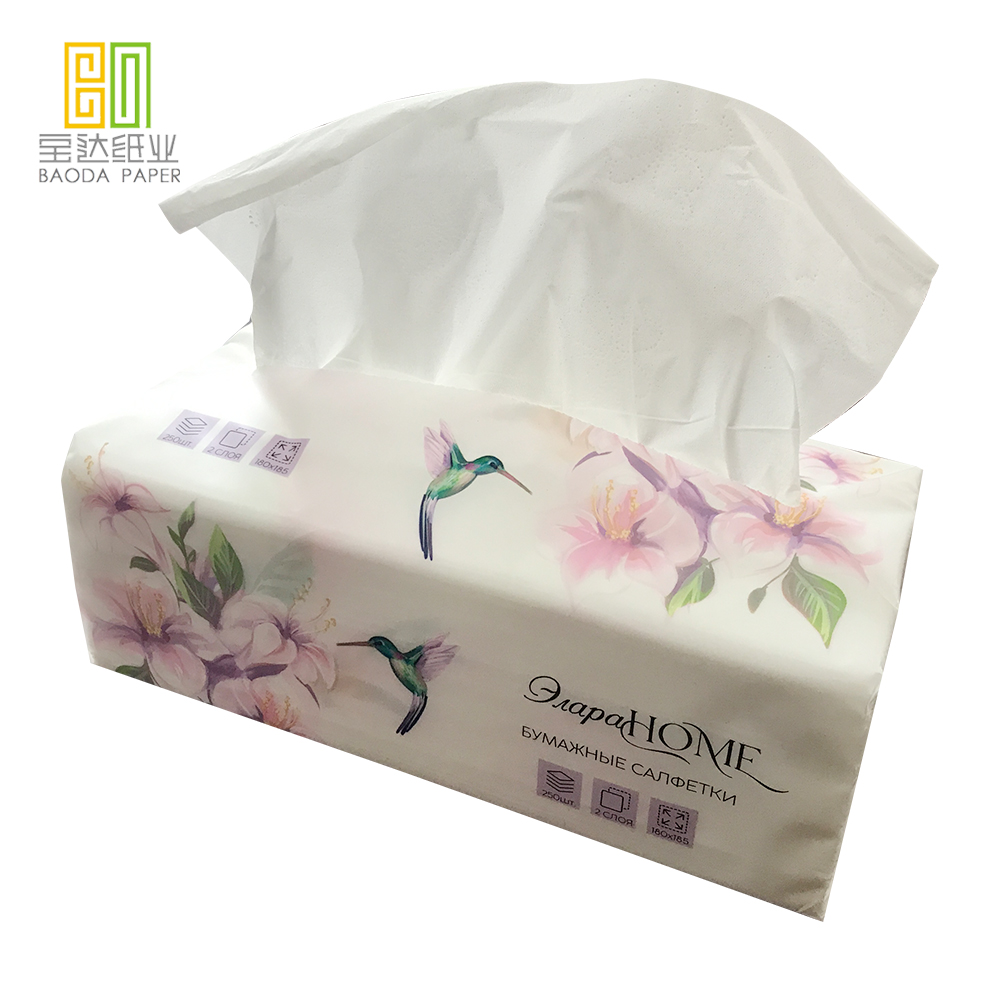 soft pack facial tissue