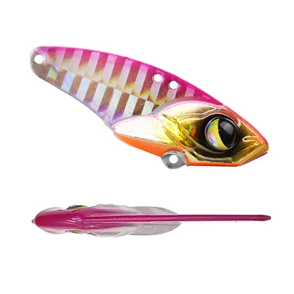 Online Wholesale 4.5cm Hard Vib Bait Bass Fishing Lures with 3D Eyes