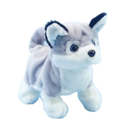 Factory direct sales baby children's electric toys dog animal battery dog toys will lie down and sit down new strange pets