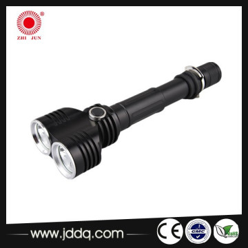 2 led* T6 LED flashlight rechargeable tactical led flashlight