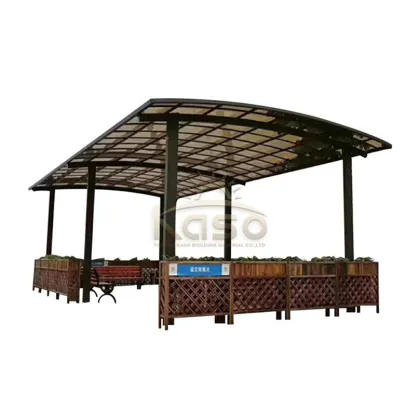 Metal Kit Iron Import Holz Carport Material