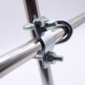 Title: Double U Bolt Pipe Clamp / Galvanized Pipe Clamp - Secure Your Pipes Today!