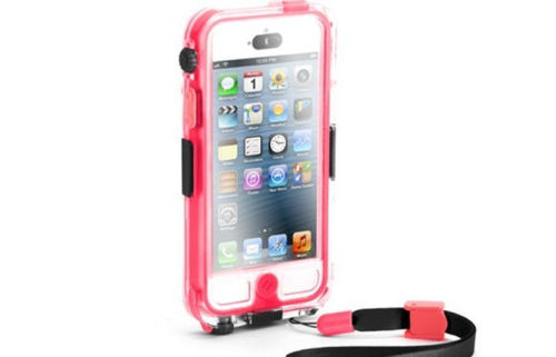 Hot Pink Apple Iphone Plastic Case / Catalyst Submersible Case For Iphone 4