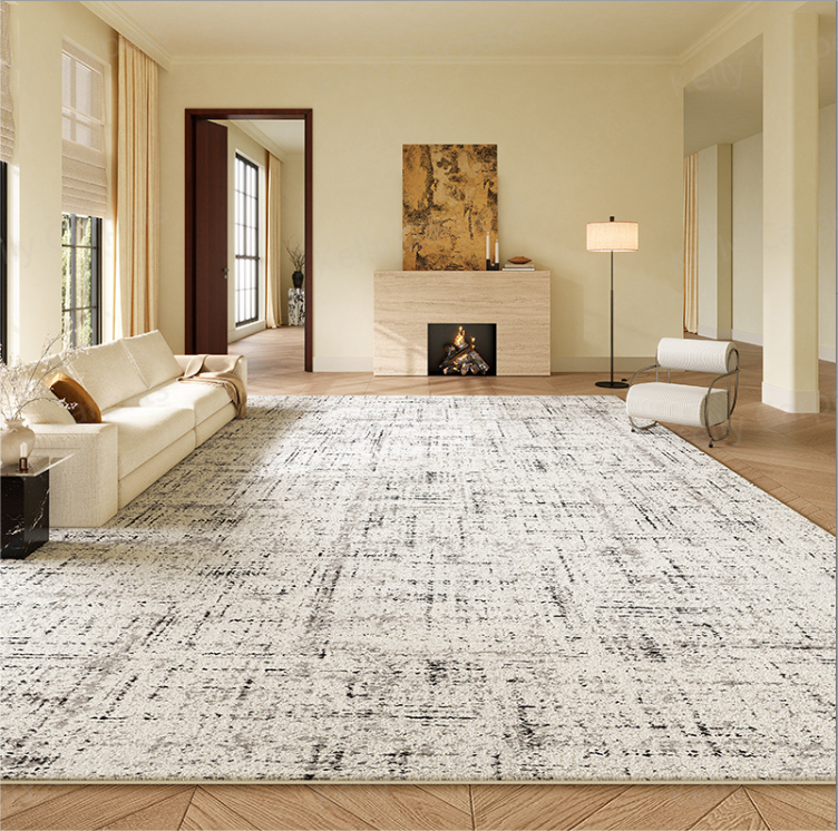 Геометрический рисунок мягкий и удобный прикроватный ковер