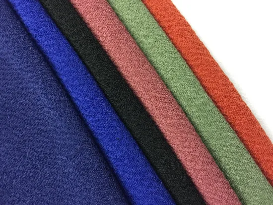 Polyester Spandex Pellet Solid Fabric