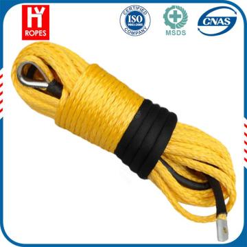 HYropes china manual winch rope/ cheapest uhmwpe synthetic rope/ used hydraulic winch rope