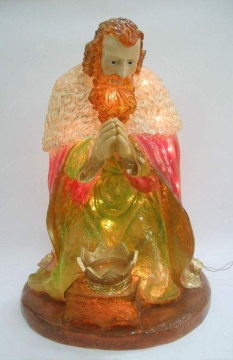 traditional cheap religious figurine with lighting decoration