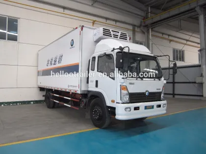 China Sinotruk CDW 4x2 small refrigerator truck for sale