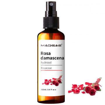 Damasco floral rosa rosa hidrosol Rose Water Skin Toner para cuidados com a pele