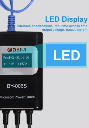 BY-006S LED Laptop Tablet Detect Test Boot Cable for Microsoft Surface Repair Tool