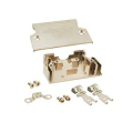 1.27mm Series Shielded Backshell Kits 50P Rechte uitgang