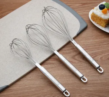 Set of 3 Stainless Steel Whisk