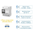 AC-Rail Mounted Mounted Mountow Meter ສໍາລັບເຄື່ອງສາກໄຟ EV