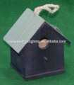 Nuovo design personalizzato in legno gabbia pet casa di legno con corda maniglia