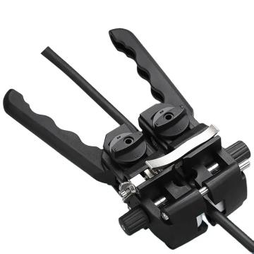 Fiber Optic Stripper for Longitudinal Cable Jacket Slitting and Wire Cutting - Tool for Armored Cable