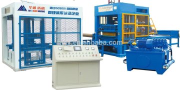 QT8-15B concrete block making machine in Algeria, hydraulic automatic paver interlock brick making machine