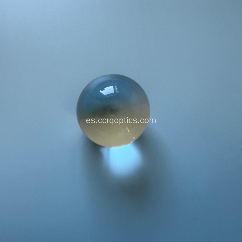 Lente láser de fibra con lente de bola de vidrio óptico K9