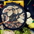 Round Stainless Steel Disposable BBQ Grill Pan