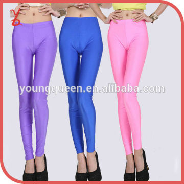 WG074 High elastic Fluorescent Leggings for Women