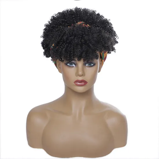 Aishili factory custom non slip wig headband kinly curly headband wig for black women