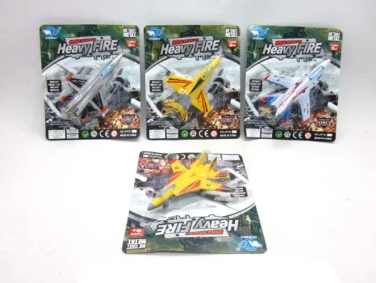 DIE CAST PULL BACK FIGHTING PLANE