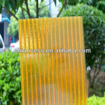 Yellow clear polycarbonate hollow pc sheet from chiancess plastic