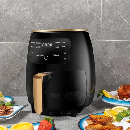 Black Electric Deep Air fryer Oven