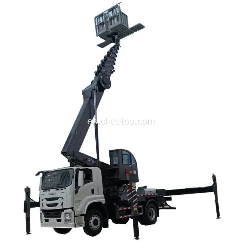 Telescópico Ayerial Platform Bucket Truck Isuzu