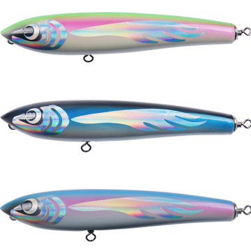 GT personalizzato GT 240mm 120G Vivib che lancia il legno che affonda gira a matita dura - acqua salata