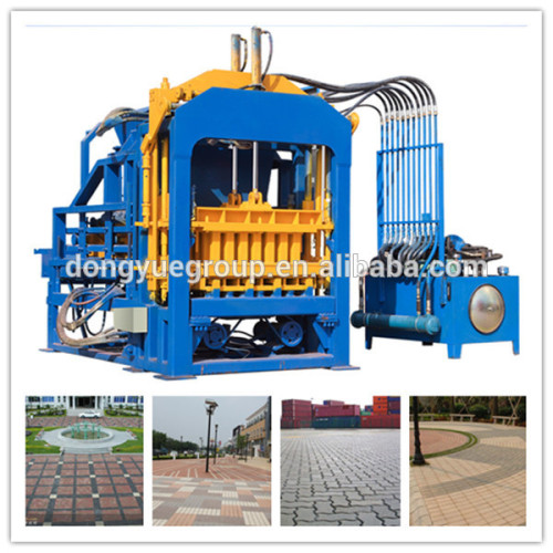 QT4-15C dongyue Automatic block machine for making hollow blocks / hydraform block making machine price