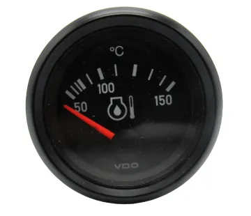 VDO Temperature Gauge Model 310-040-015: Oil Temperature Gauge for 50-150°F Range