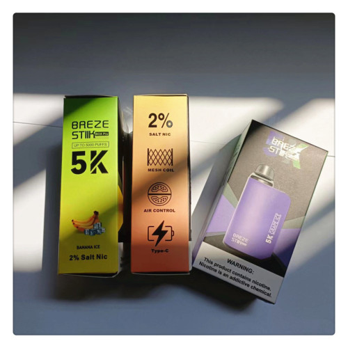 Box Breze Stiik 5000 퍼프 일회용 키트 vape