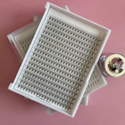 Handmade 3D 4D Silk Faux Mink Volume Fan Eyelashes