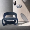 Stile Italia Soggiorno Mobili Single di divano a pentola Plavellata per il tessuto Accenti per il tempo libero