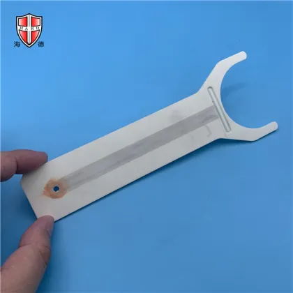 semiconductor alumina ceramic thin machinery robot hand arm