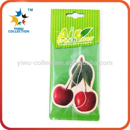 eco friendly wholesale green car air freshener/ green paper air freshner