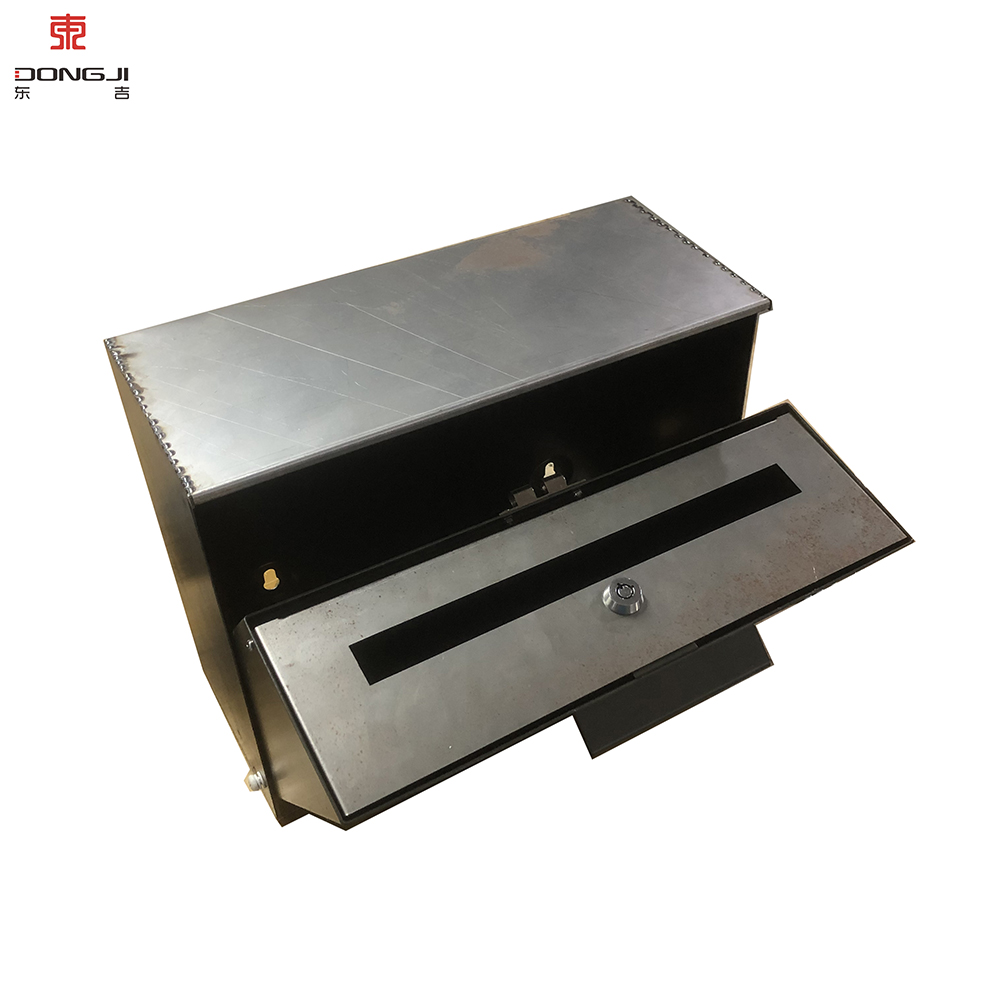 Custom Sheet Metal 1mm SPCC Spot Welding Outdoor Wall Mounted Post Letterbox