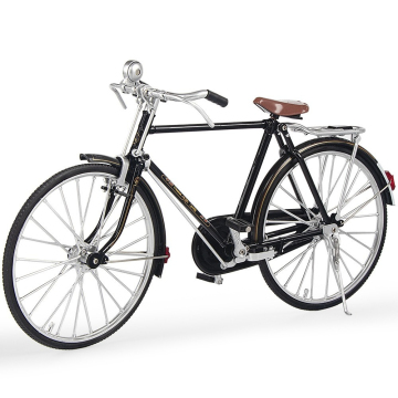 Modelos de Diecast: decoraciones de bicicleta de aleación a escala 1: 6 - Colección de barras retro veintiocho
