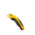 Folding Blade Utility Knife With Rubber Coating Handle