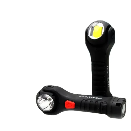 360 Degree Rotatable COB Flashlight with Rechargeable Magnetic Base