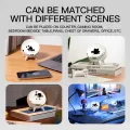 Visualizador de sonido de fluido magnético bailando con ritmo musical