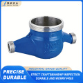 Carcasa del medidor de agua de acero inoxidable con carcasa azul